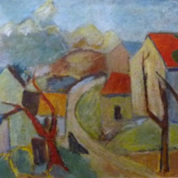 Peintres de l'école de Crozant Adenis Rachel Adenis - Village creusois autour du Grand-Bourg custom text