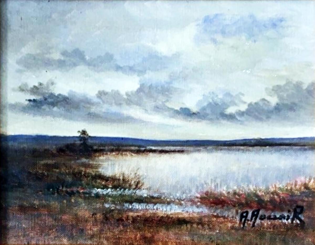 Peintres de l'école de Crozant Auclair Anick Auclair Anick - paysage de La Brenne custom text