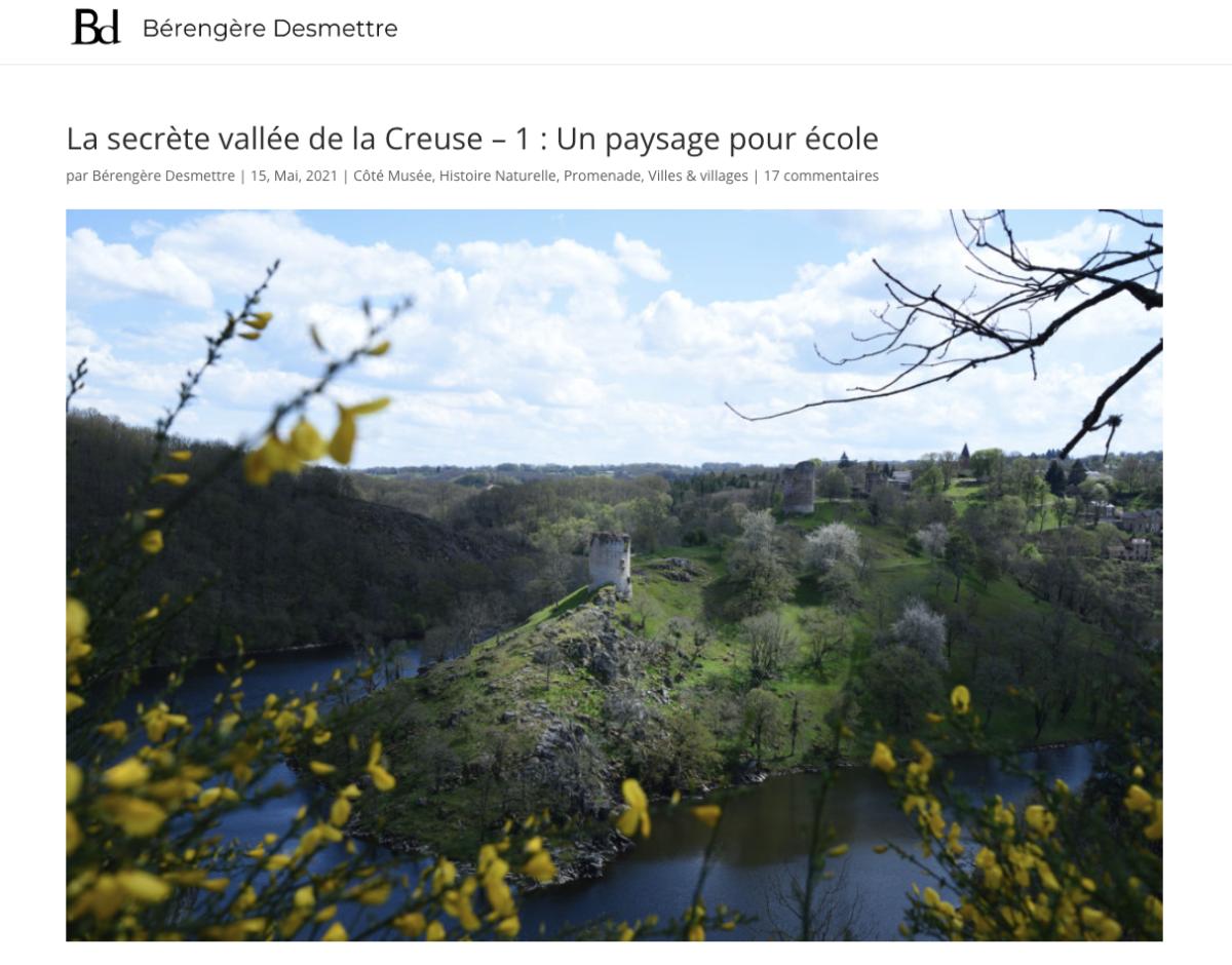 Peintres de l'école de Crozant Autres La secrète vallée de la Creuse 1 custom text