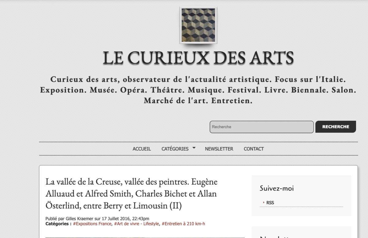 Peintres de l'école de Crozant Autres Le curieux des arts custom text