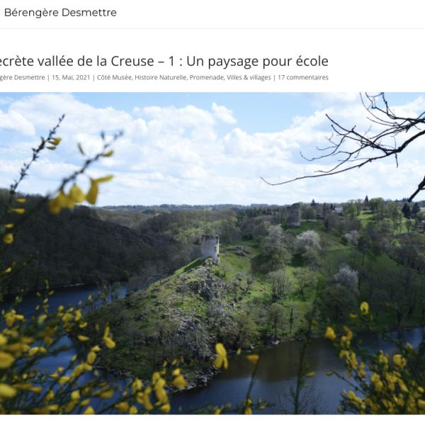 Peintres de l'école de Crozant Autres La secrète vallée de la Creuse 1 custom text