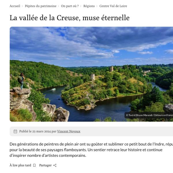 Peintres de l'école de Crozant Autres la vallée de la Creuse, muse éternelle custom text