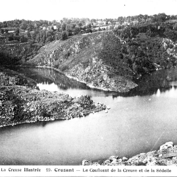 Peintres de l'école de Crozant Cartes postales Crozant - Le confluent de la Creuse et de la Sédelle custom text