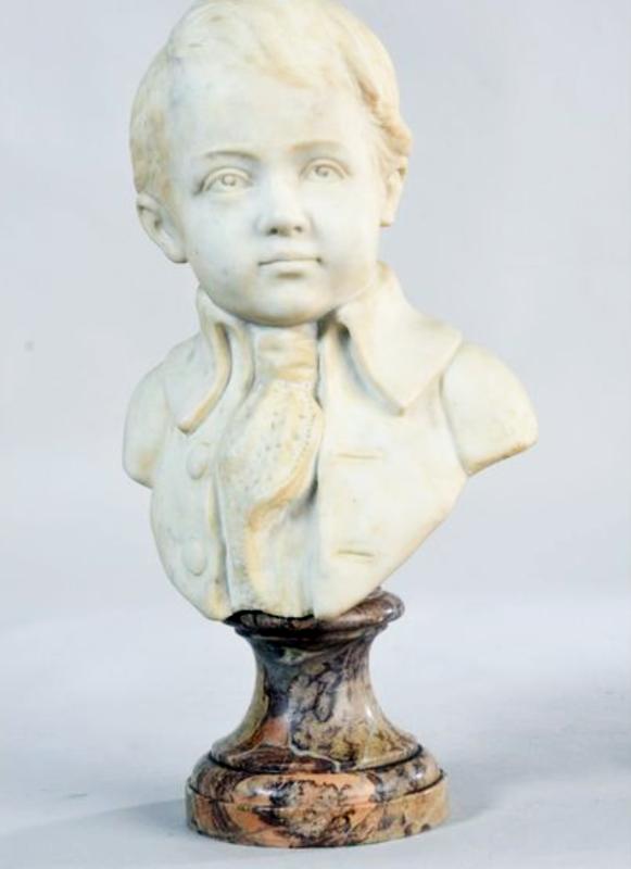 Peintres de l'école de Crozant Bardelle Léon Bardelle Léon - Buste de jeune homme custom text