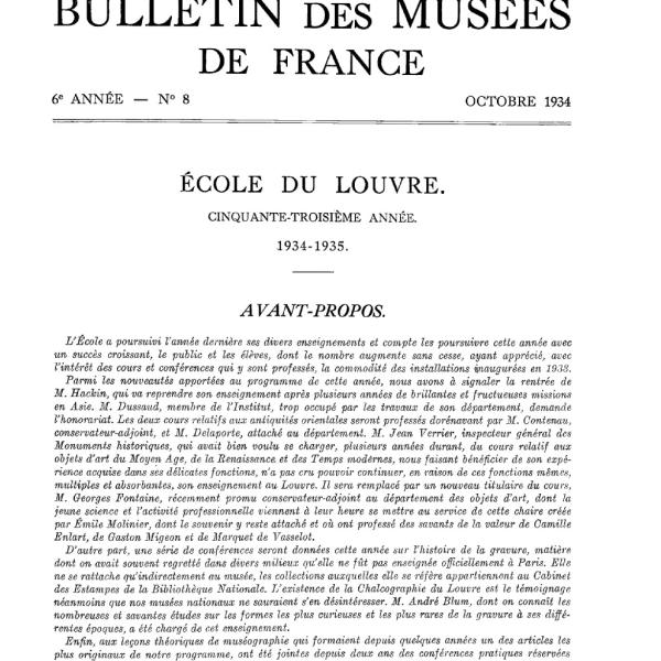 Peintres de l'école de Crozant Bilbiographie Bulletin des musées de France - 1934 custom text
