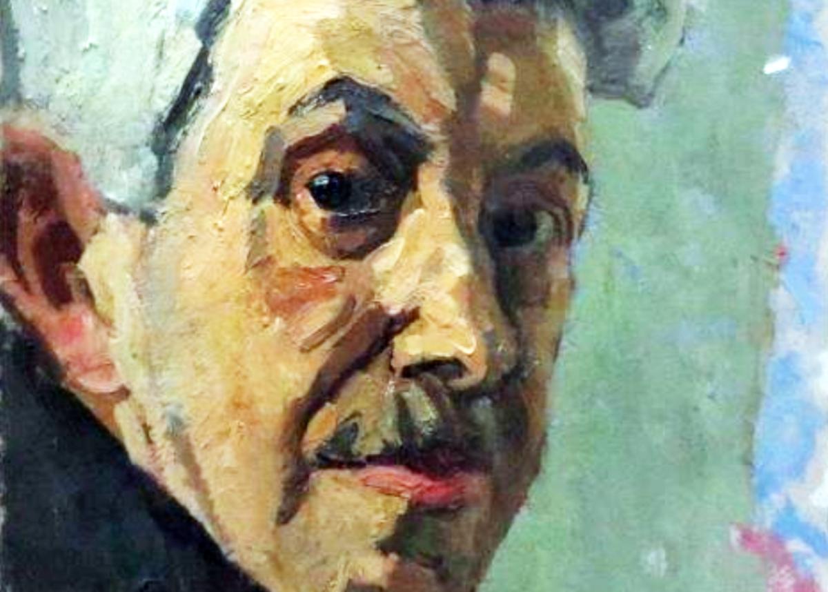 Peintres de l'école de Crozant Bichet Charles Bichet Charles - Autoportrait custom text