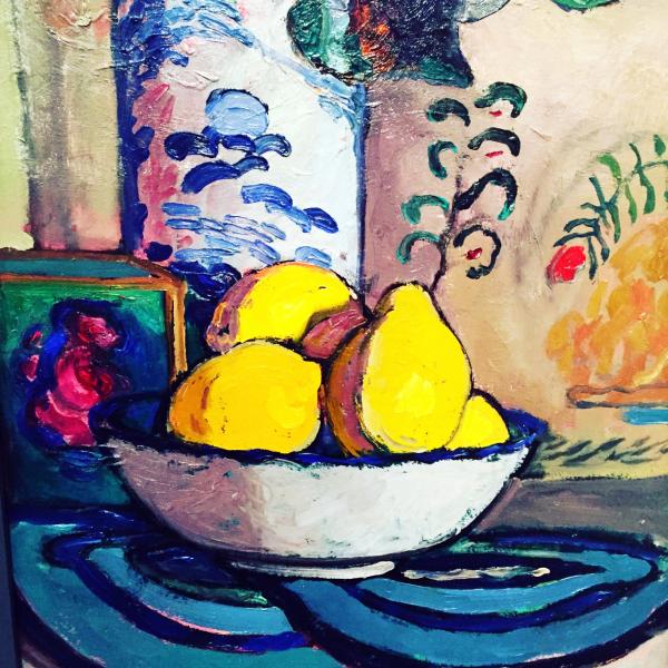 Peintres de l'école de Crozant Bichet Charles Bichet Charles - Nature morte aux citrons custom text