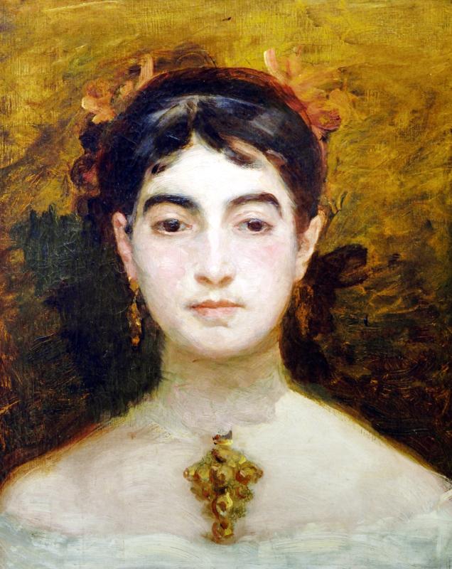 Peintres de l'école de Crozant Bracquemond Marie Marie Braquemond - Autoportrait custom text