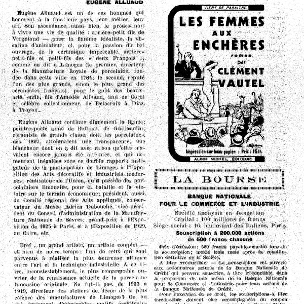 Peintres de l'école de Crozant Documents Les Potins de Paris custom text