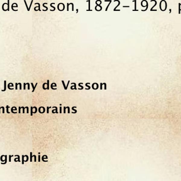 Peintres de l'école de Crozant Documents Abbaye de Varenne - Jenny de Vasson custom text