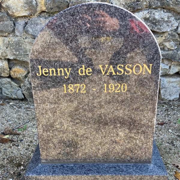 Peintres de l'école de Crozant Documents Varenne - Tombe de Jenny de Vasson custom text