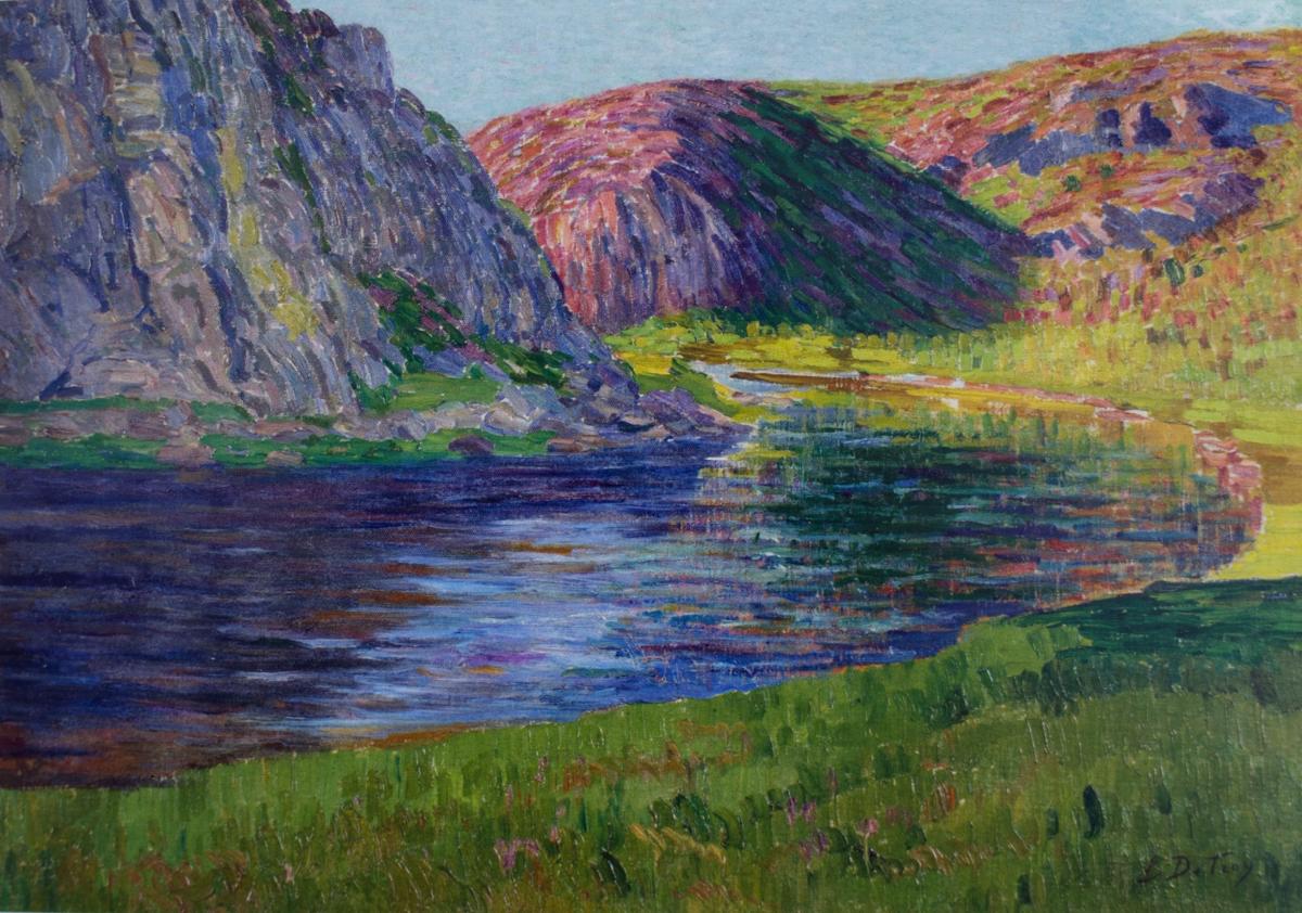 Peintres de l'école de Crozant Detroy Léon Léon Detroy - Bord de Creuse custom text