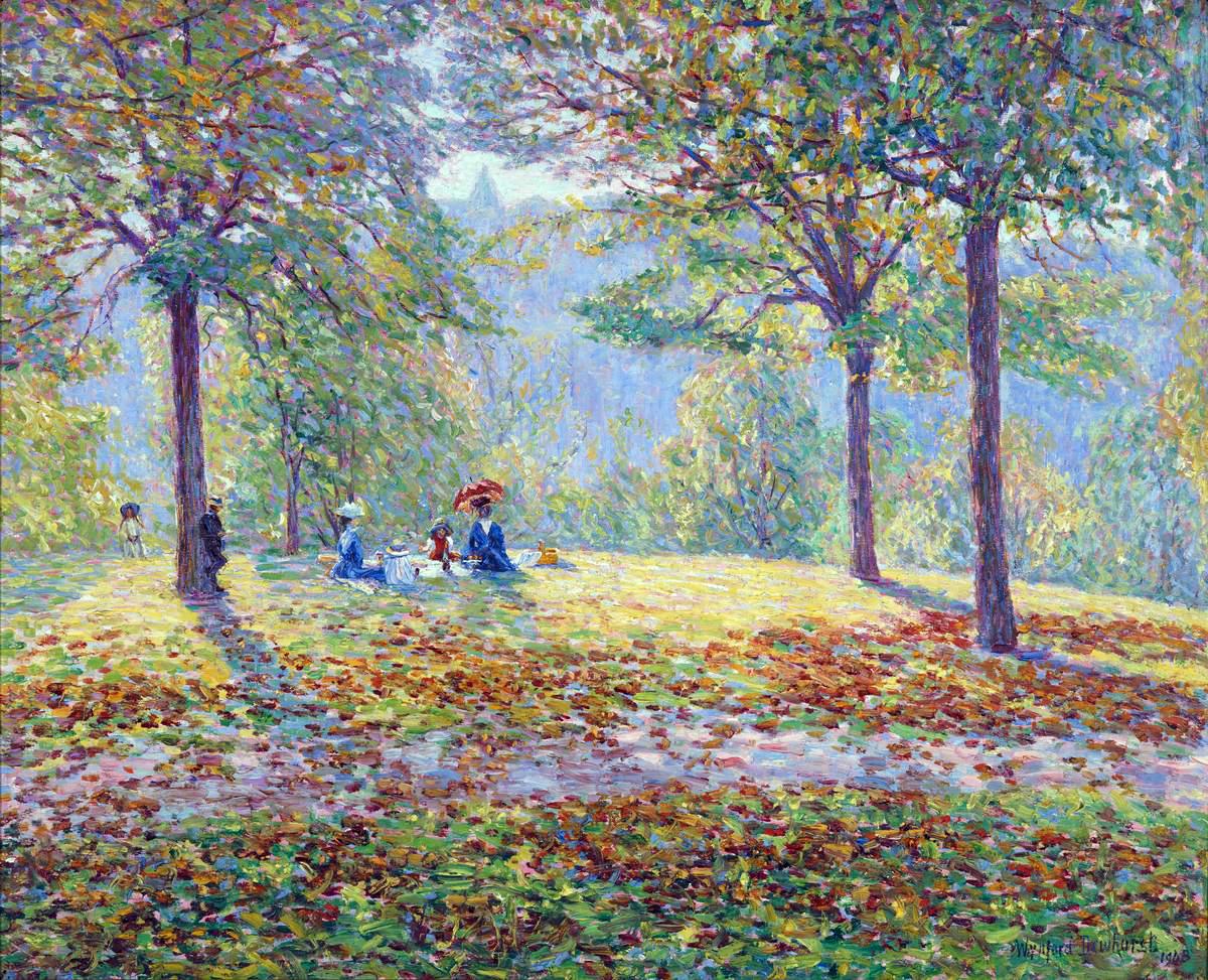 Peintres de l'école de Crozant Dewhurst Wynford Wynford Dewhurst - Le picnic custom text
