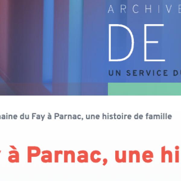 Peintres de l'école de Crozant Documents Le domaine du Fay à Parnac, une histoire de famille custom text