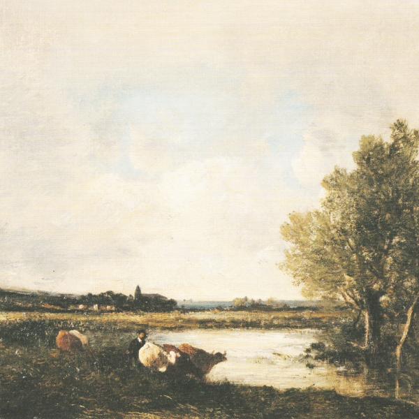 Peintres de l'école de Crozant Dupré Léon-Victor Léon-Victor Dupré - Rivière du Bas-Berry custom text