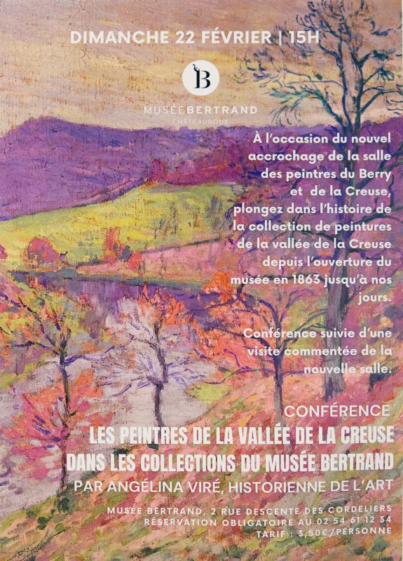 Peintres de l'école de Crozant Les expositions & Les Conférences Musée de Châteauroux - Conférence du 22 février 2026 custom text