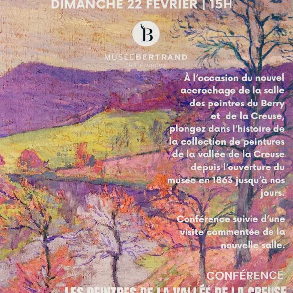 Peintres de l'école de Crozant Les expositions & Les Conférences Musée de Châteauroux - Conférence du 22 février 2026 custom text