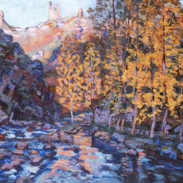 Peintres de l'école de Crozant Guillaumin Armand Armand Guillaumin - La Creuse à Crozant custom text