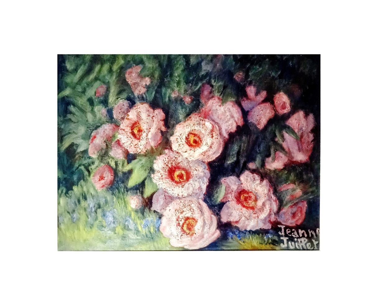 Peintres de l'école de Crozant Juillet Jeanne Jeanne Juillet - Bouquet de fleurs custom text