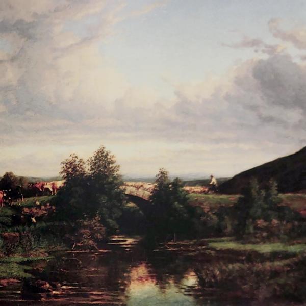Peintres de l'école de Crozant Le Gentile Victor Victor Le Gentile - Pont de la Gosne sur le Thaurion custom text