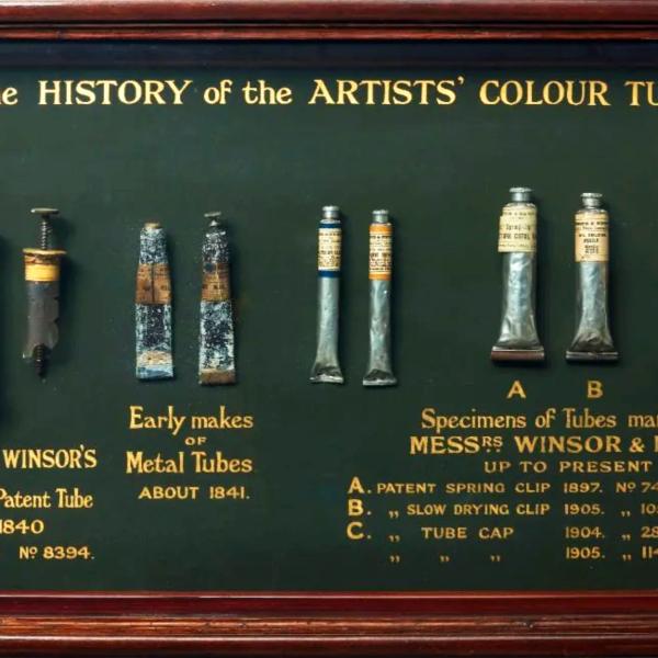 Peintres de l'école de Crozant Le tube de peinture Histoire des tubes de peinture custom text