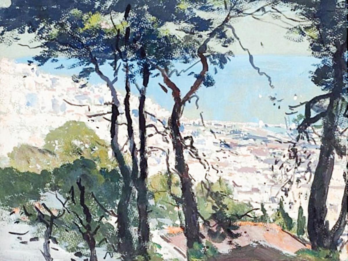 Peintres de l'école de Crozant Maillaud Fernand Fernand Maillaud - Vue d'Alger custom text