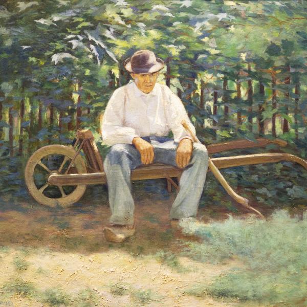 Peintres de l'école de Crozant Maillaud Fernand Fernand Maillaud - Vigneron d'Issoudun custom text