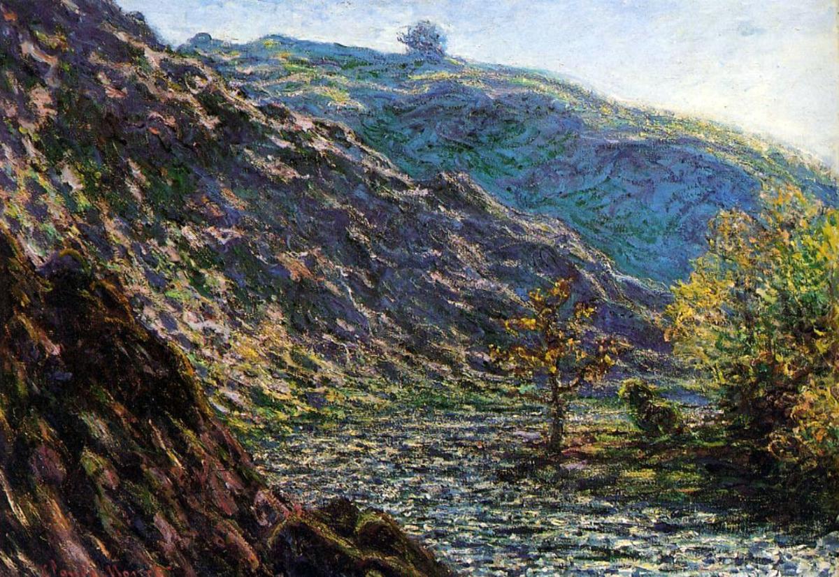 Peintres de l'école de Crozant Monet Claude Claude Monet - Le viel abre au confluent custom text