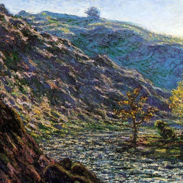 Peintres de l'école de Crozant Monet Claude Claude Monet - Le viel abre au confluent custom text