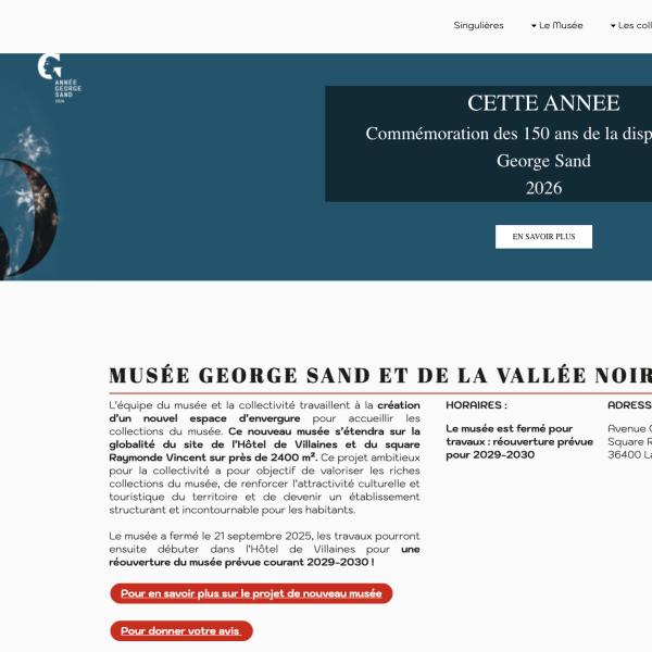 Peintres de l'école de Crozant Les musées Musee George Sand et de la Vallée Noire custom text