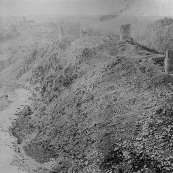 Peintres de l'école de Crozant Papillon Édouard Edouard Papillon - Ruine de de Crozant custom text
