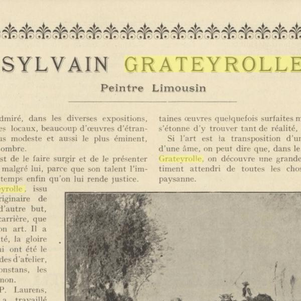 Peintres de l'école de Crozant Documents custom text