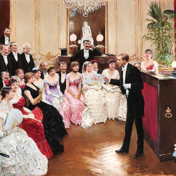 Peintres de l'école de Crozant Béraud Jean Jean Béraud - Le monologue custom text
