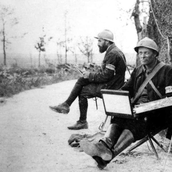 Peintres de l'école de Crozant Documents Balande Gaston - peintre de guerre custom text