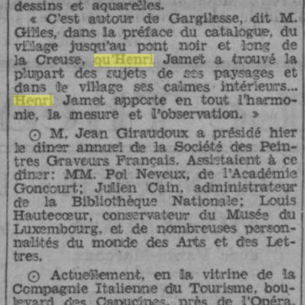 Peintres de l'école de Crozant Documents Comoedia custom text