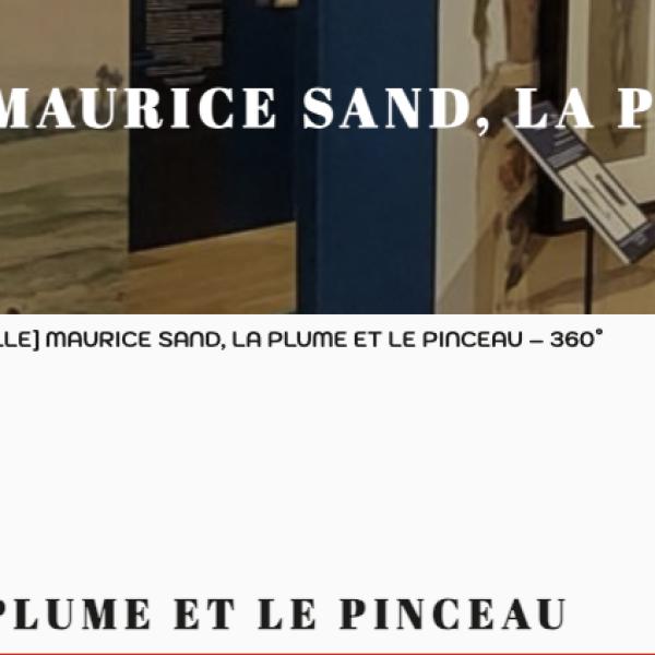 Peintres de l'école de Crozant Documents Maurice Sand, la plume et le pinceau custom text