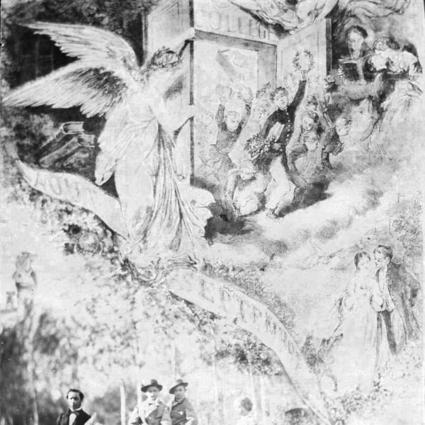 Peintres de l'école de Crozant Documents Gustave et Henri Coulon montés sur un âne custom text