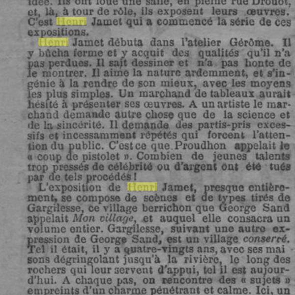 Peintres de l'école de Crozant Documents La lanterne custom text
