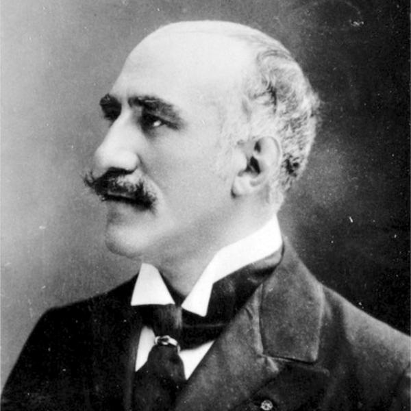 Peintres de l'école de Crozant Documents Portrait du peintre Jean Béraud  par Paul Nadar custom text