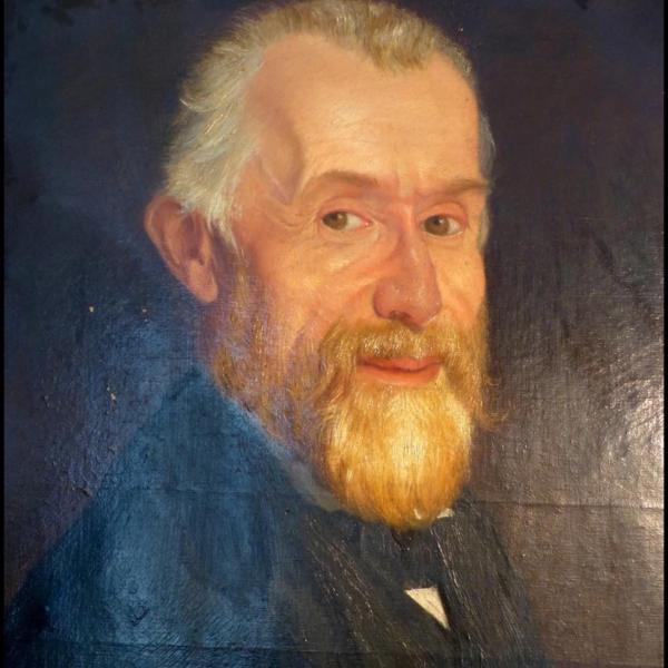Peintres de l'école de Crozant Grateyrolle Sylvain Grateyrolles Sylvain - portrait Portrait du Docteur J.M.DISSANDES DE LAVILLATTE custom text