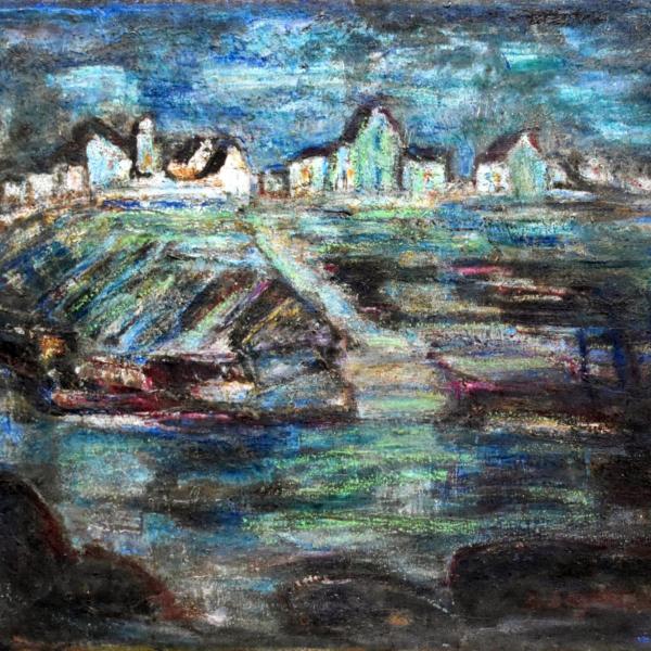 Peintres de l'école de Crozant Léger suzanne Suzanne Léger - Paysage custom text