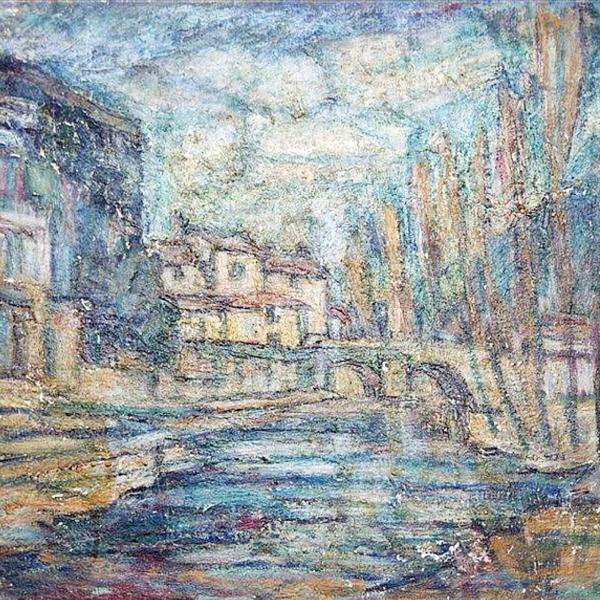 Peintres de l'école de Crozant Léger suzanne Suzanne Léger - Paysage custom text