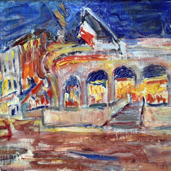 Peintres de l'école de Crozant Léger suzanne Suzanne Léger - Paysage custom text
