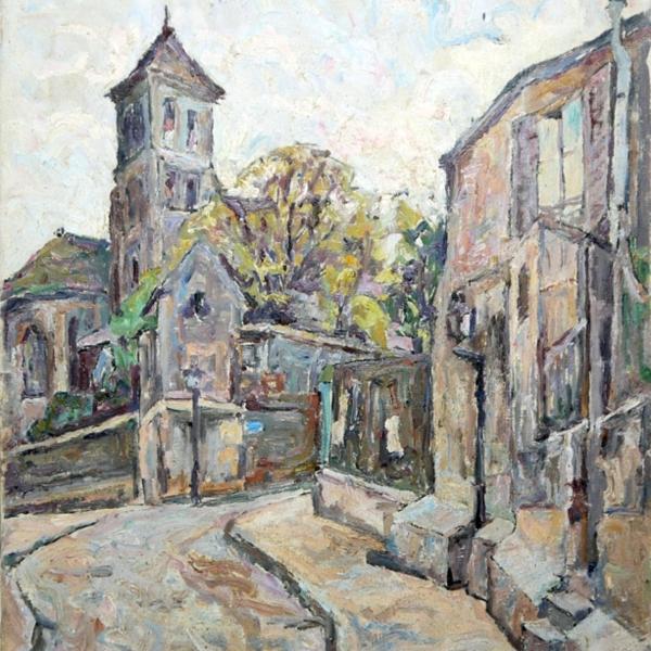 Peintres de l'école de Crozant Ponge Jeanne Jeanne Ponge - Saint Pierre de Montmartre custom text