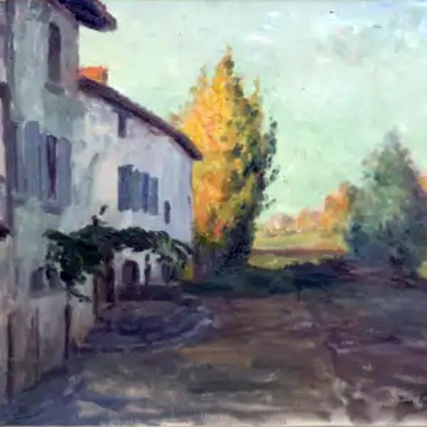 Peintres de l'école de Crozant Teilliet Jean Jean Teillier - La maison custom text