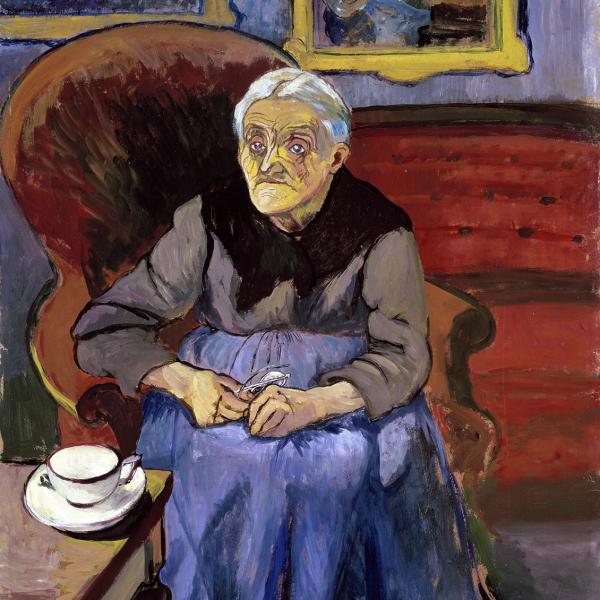 Peintres de l'école de Crozant Valadon Suzanne Suzanne Valadon - La Mère de l’artiste custom text