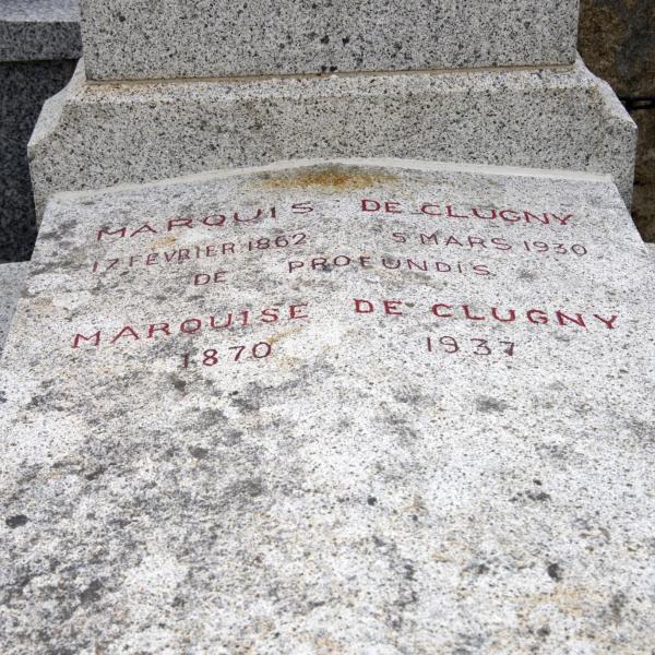 Peintres de l'école de Crozant Documents Tombe de Charles de Clugny custom text