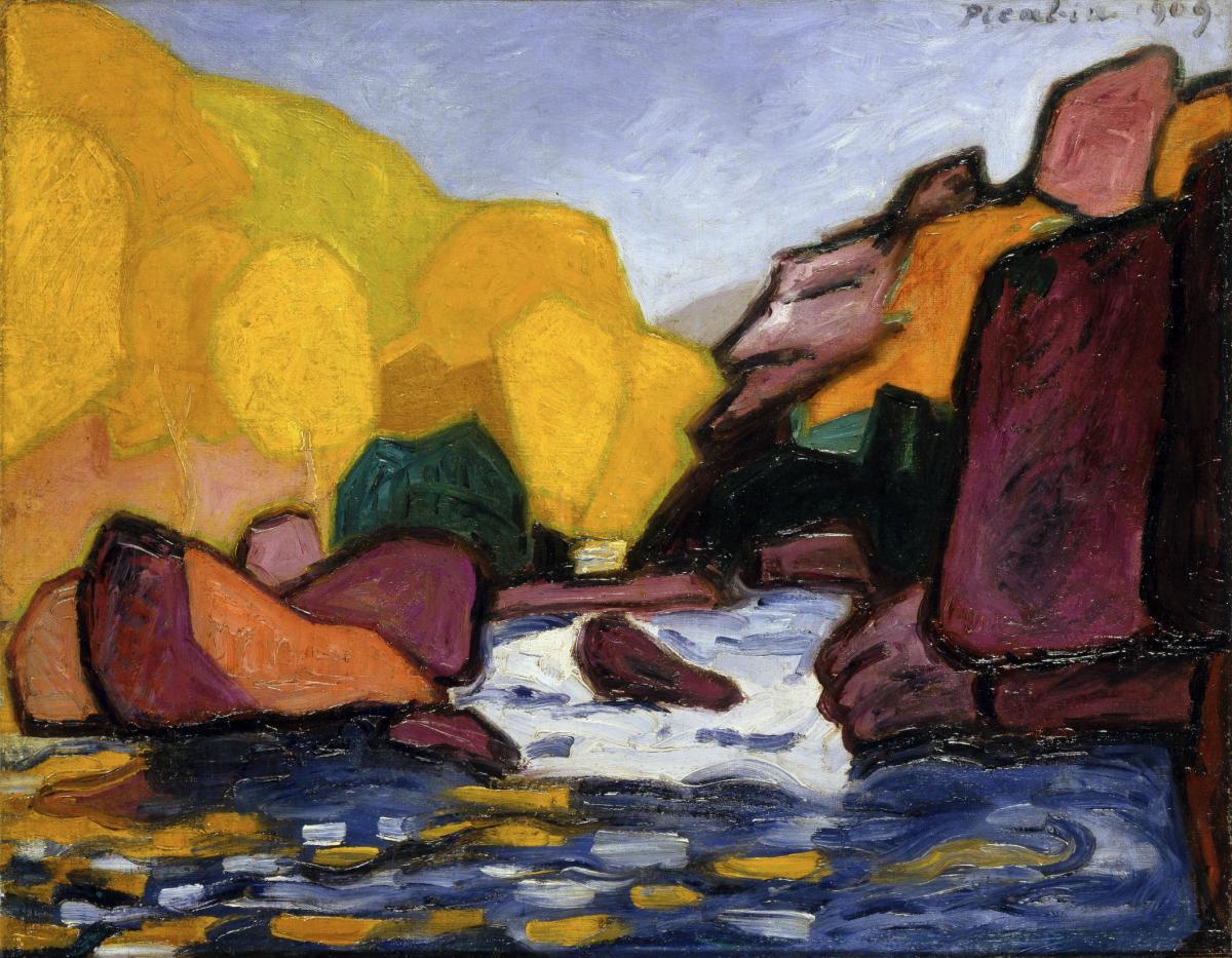 Peintres de l'école de Crozant Picabia Francis Francis Picabia - Bords de la Sédelle custom text