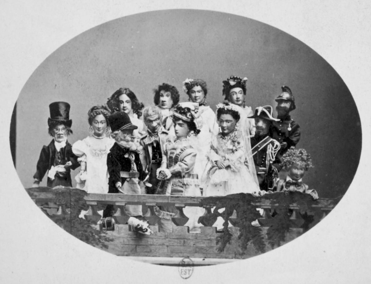 Peintres de l'école de Crozant Verdot Placide Placide Verdot - Marionettes à Nohant custom text
